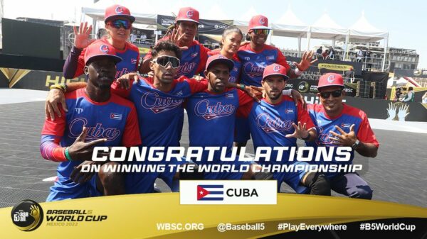 Παγκόσμιο Κύπελλο Baseball5: Ο πρώτος τίτλος στην Κούβα (vid)